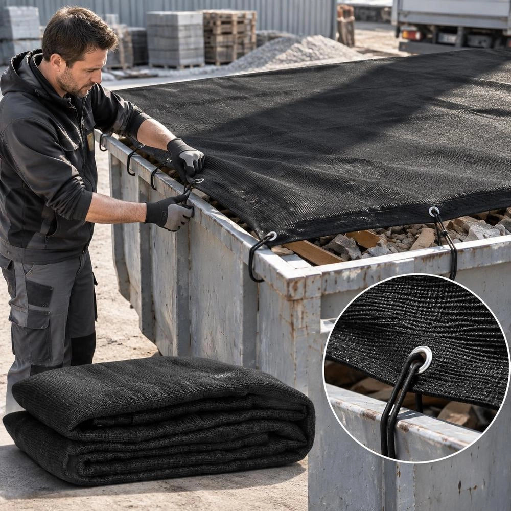 Container Net HDPE 3 X 6 M Black