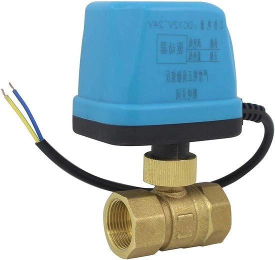 Craniche idrauliche elettriche 12V 24V - valvola idraulica a sfera - chiusura normale - valvola idraulica motore - 1/2 3/4 1 1-1/4 1-1/2 2 pollici (1-1/4 pollici)