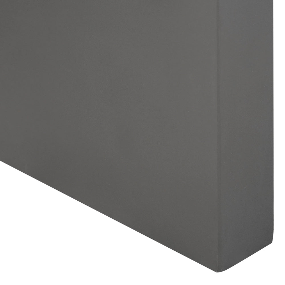 Panca da Giardino 2 posti in Cemento di colore Grigio esterno 40 x 150 x 40 cm esterno