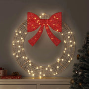 Ghirlanda con 60 LED Bianco caldo 76 x 76 x 8 cm PET