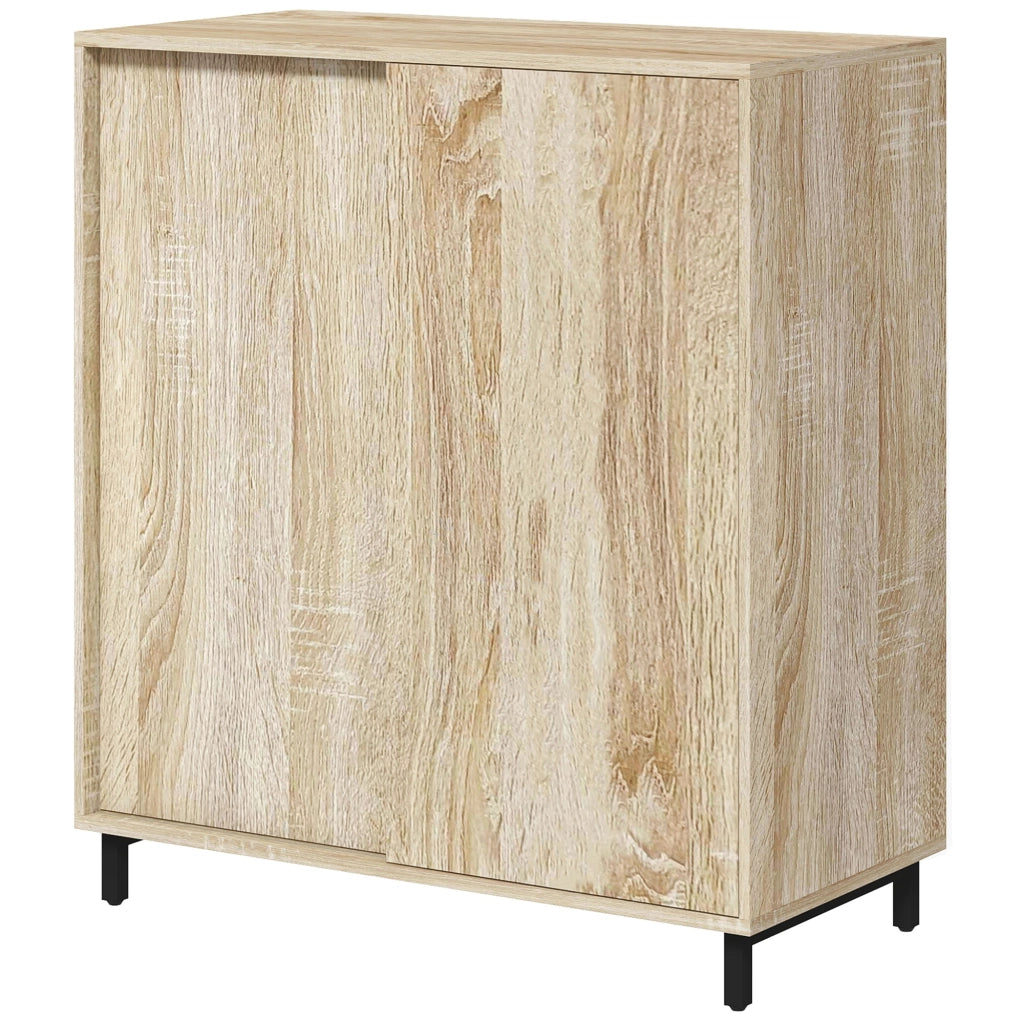 Mobile Scarpiera 4 Livelli in Truciolato e Acciaio con Ripiani Regolabili ¨C Zephmum ¨C 80x40x93 cm