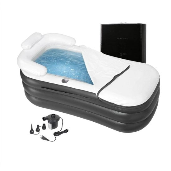 Zangastro Bad Invasato per Adulti - Contenitore per Bagno per Doccia Extra Comodo - Cestino da Bagno Opportuno con Pavimento PVC Rafforzato