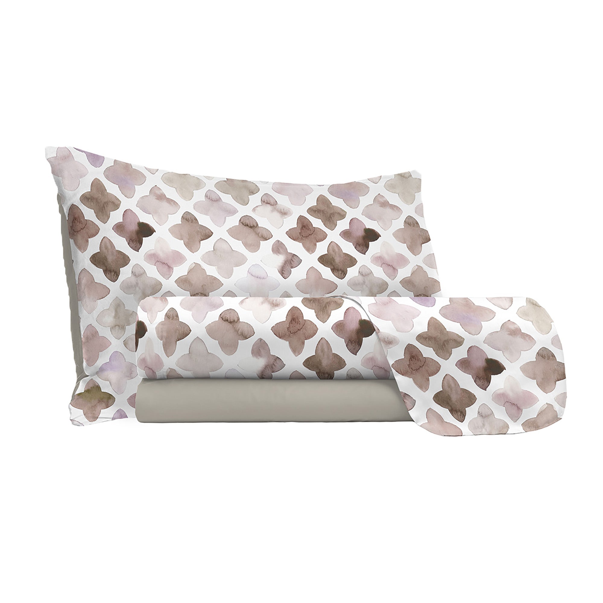 Set Lenzuola Matrimonale Sopra Sotto e Federe in Microfibra Florence