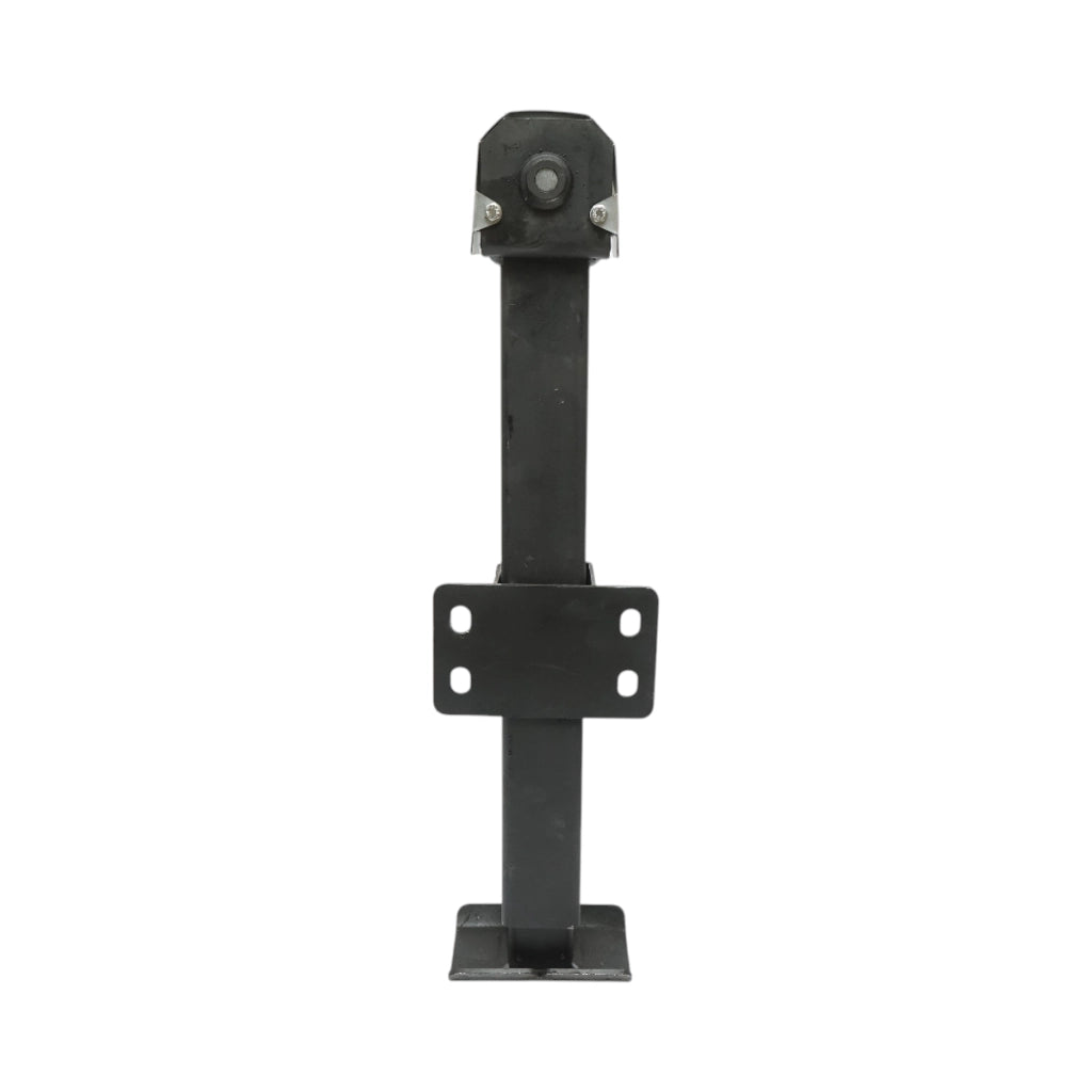 Piede di supporto per rimorchio regolabile con manovella, 64 cm, fissaggio laterale, carico massimo 4000 kg