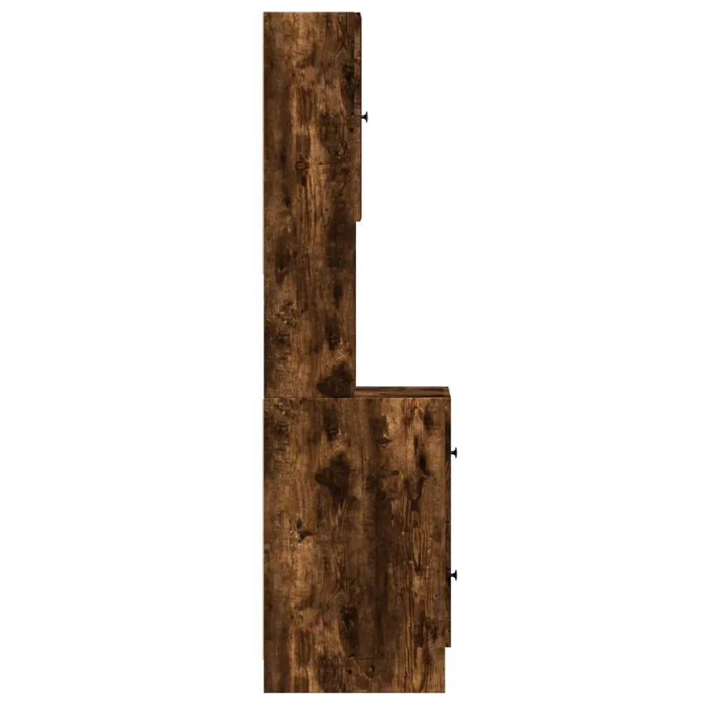 Pensile da cucina | Mobile da Cucina Rovere Fumo 35x50x180 cm Legno Multistrato