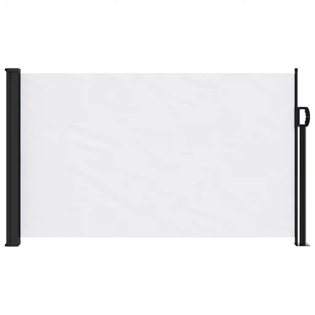 Tenda da Sole Laterale Retrattile-Tenda parasole per balcone per giardino Bianco 120x600 cm 263963