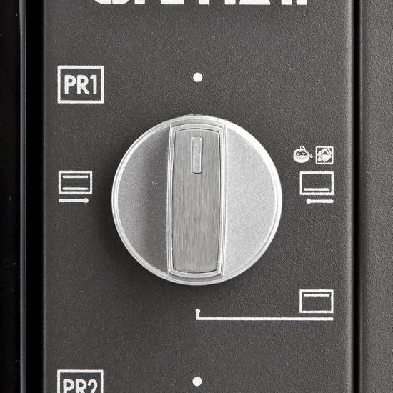 Girmi FE58 Grancotto 58 Forno Elettrico Ventilato 58 L 1800 W Girarrosto Termostato 40 300°C Timer 90 min colore Grigio
