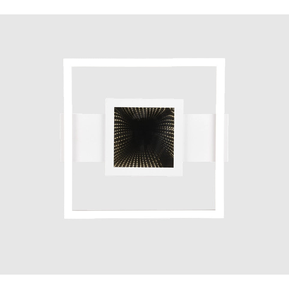 PLAFONIERA LED WHEELER 16W 35X35CM BIANCA INFINITO