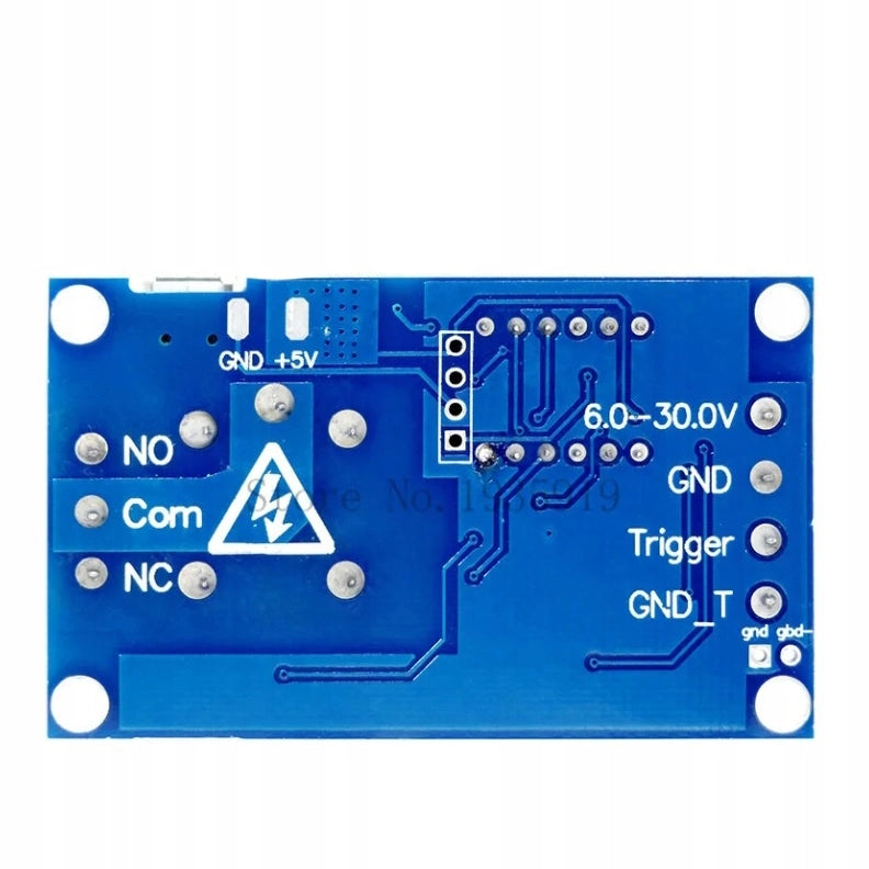 Modulo Relè Temporizzato USB-C – Alimentazione 6V-20V o USB-C 5V | Intervallo 0-999 Minuti | Temperatura -40°C a 85°C