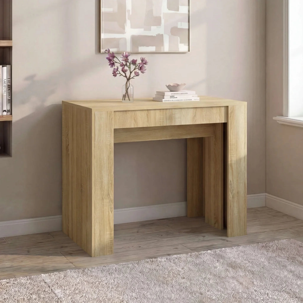 IDMarket - Tavolo da salotto allungabile ORLANDO per 10 persone, 235 cm, in legno effetto faggio