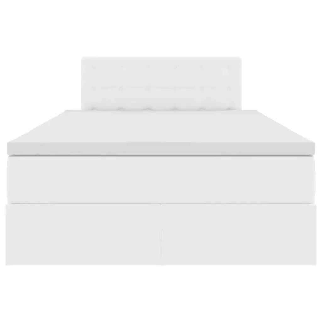 Letto con contenitore e LED con led Bianco Puro 120 x 200 cm 3371026