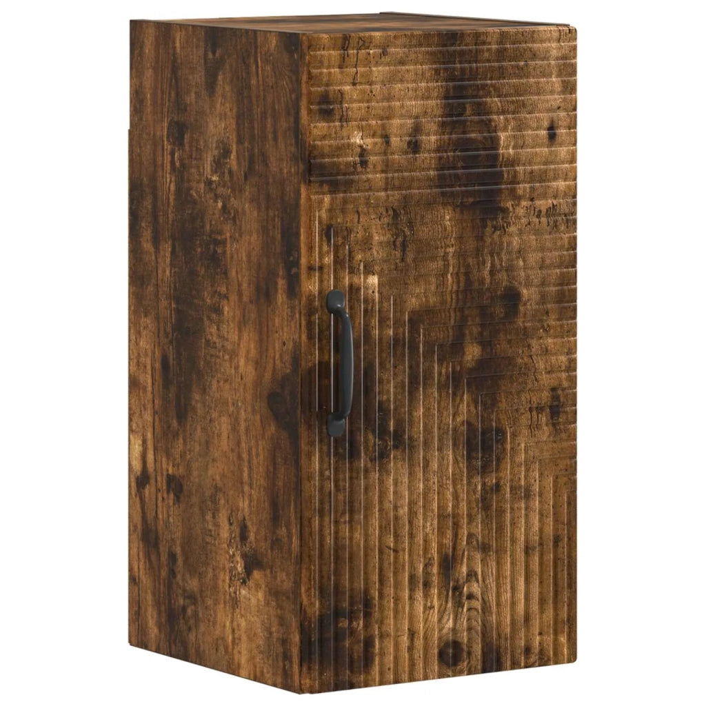 Set di armadietti da bagno in 3 pezzi HAARLEM Rovere Fumo 3417779