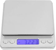 Ponderosità Digitale per Cucina - Alta Precisione - Design Sottile - Acciaio Inossidabile - Display LCD - Ideale per Cucinare e Friggere - 500g/0,01g