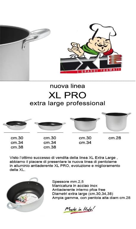 Tegame Antiaderente in Alluminio Professional Pro xl 30 cm zanetti