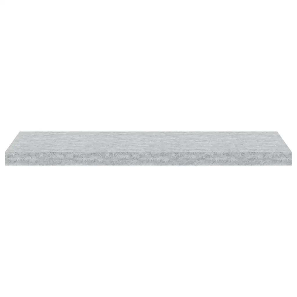 Scaffale a Parete Grigio Cemento 80x23,5x3,8 cm in MDF 326600