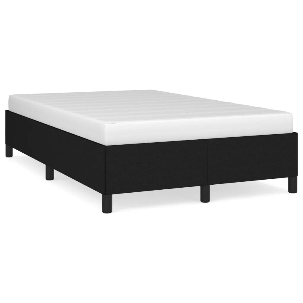 Giroletto senza Materasso Nero 120x190 cm in Tessuto 379510