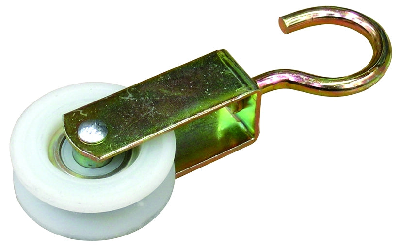 CARRUCOLA PER STENDIBIANCHERIA RUOTE IN NYLON Ø esterno mm. 40 12.00 pz