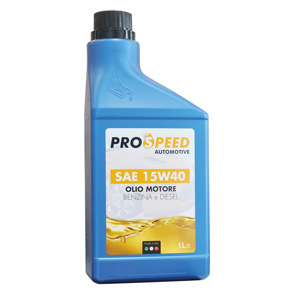 OLIO MOTORE PER AUTOVETTURE SAE 15W40 - lt. 1- 12 pezzi  - PROSPEED