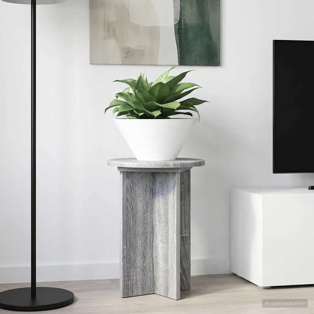 Supporto per piante 2 pcs Grigio Sonoma Ø29,5 x 40 cm 899741