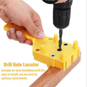 Set di centratura automatica per lavorazione del legno - 8 pezzi - localizzatore di foro - attrezzo per lavorazione del legno - precisione di regolazione - materiale ABS - localizzatore di foro