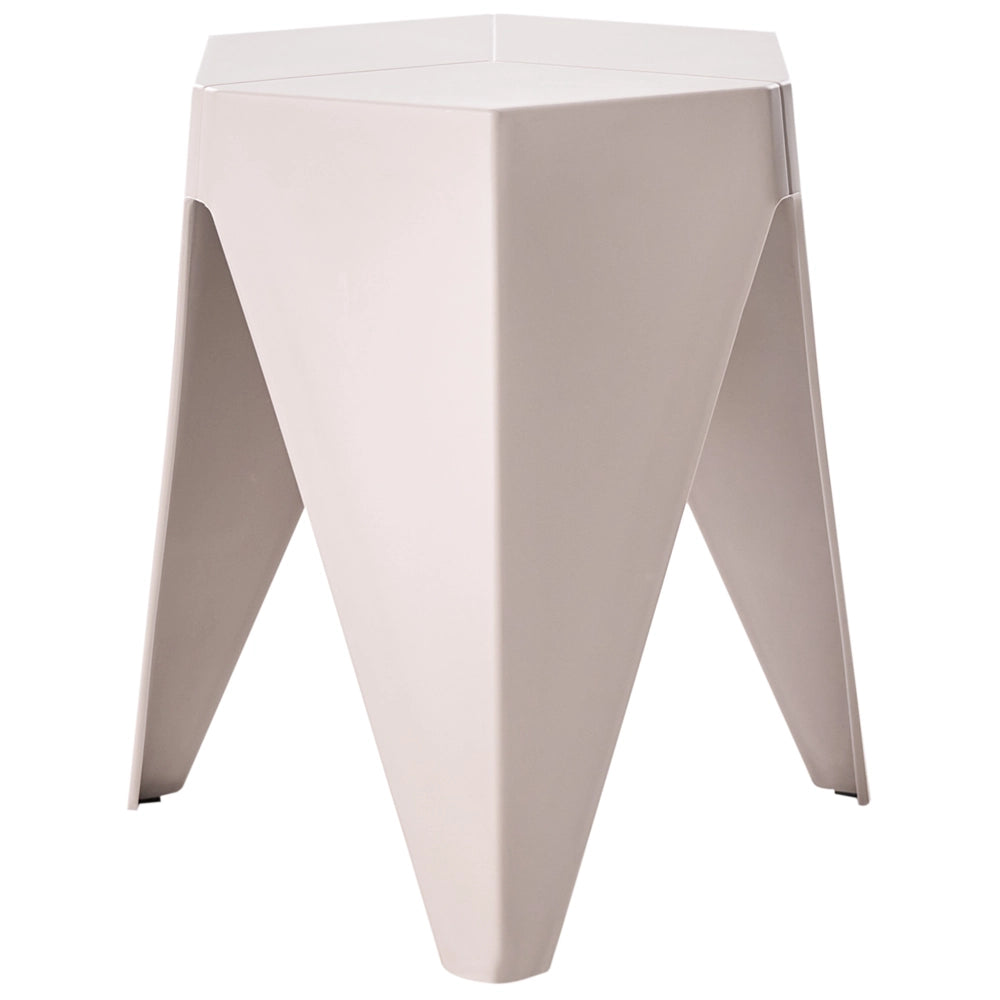 Set di 4 sgabelli da giardino per esterni Materiale sintetico Impilabile Tonalità pastello Multicolore