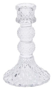 Candeliere Portacandela in Vetro Mell 1 Fiamma 8 cm h. 13 cm