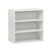 Libreria, modulo di stoccaggio in legno 2 mensole, bianco