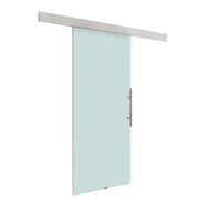 Porta Scorrevole Vetrata 90x205 cm Temperata Satinata