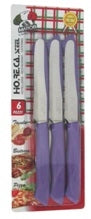 Set 6 Coltelli da tavola horeca lilla Marietti