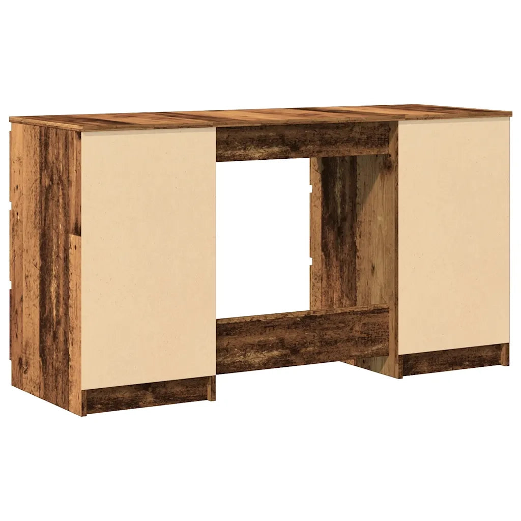 Scrivania Legno Antico 140x50x77 cm in Legno Multistrato 855960