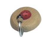 BL GANCIO ADESIVO IN LEGNO COCCINELLA 1 POSTO 2 PZ- DIESSE- 1,0 blister