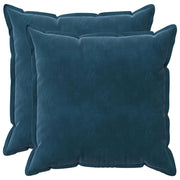 Cuscino con cuscino HOUTEN 2 pz Blu Velluto 936113