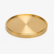Onderzetters per 3,93" con decorazione in oro massivo per bicchieri e the, per decorare elegante il vostro bar da tavola.