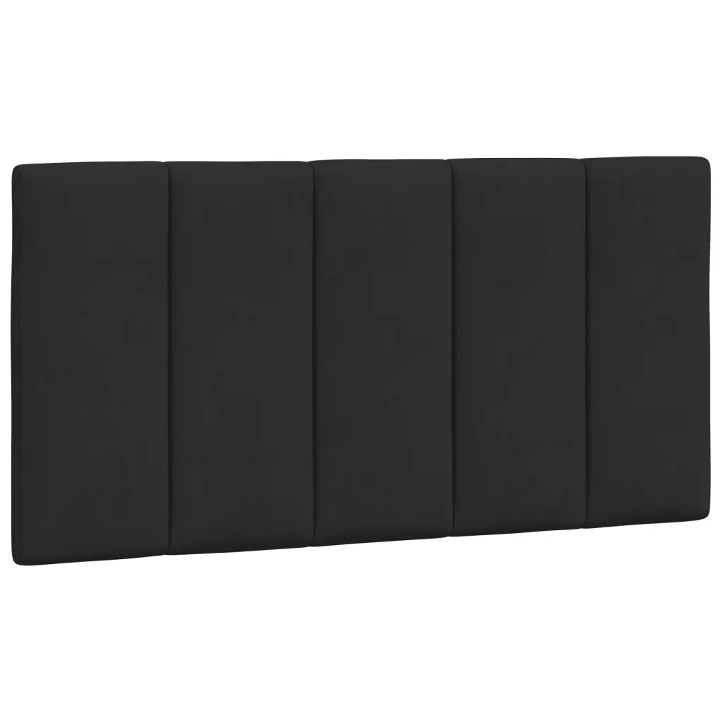 Letto con Materasso Hanko Nero 100x200 cm in Velluto 3208582
