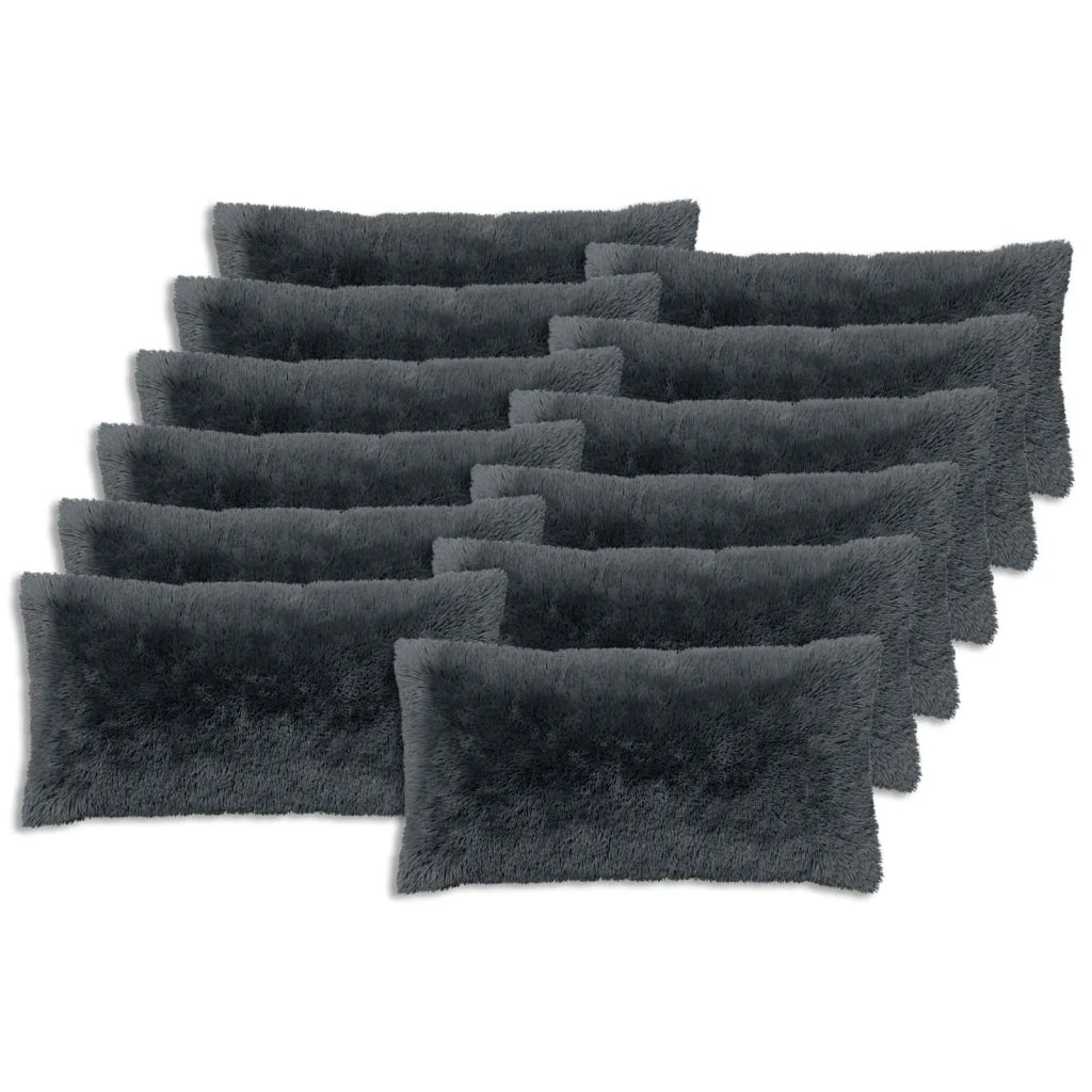 Cuscino con cuscino HEERLEN 12 pz Antracite Fleece PV 925956