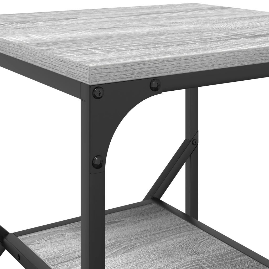 tavolino Grigio Sonoma 41x40x60 cm in Legno ingegnerizzato