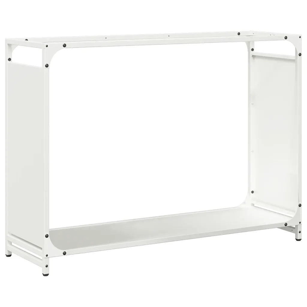 Rastrelliera per Legna da Ardere Bianca 90x28x65 cm CFW4410770