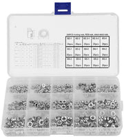 Kit di Assortimento per Beviti Metallici - 300 pezzi - Rivettini con Inserzione - Beviti a Pressione - Alta Qualità - Viti a Rivetto
