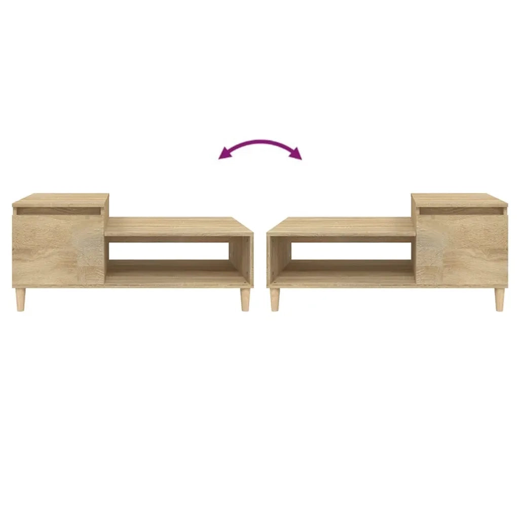 Tavolino da salotto | Tavolino da caff¨¨ | Tavolino da Soggiorno Rovere Sonoma 100x50x45cm Legno Multistrato