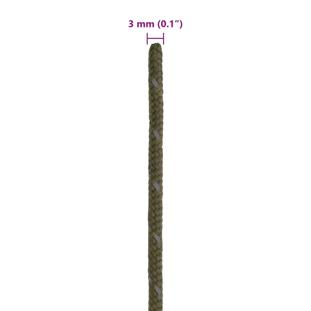 Corda Tenda con Strisce Riflettenti e Chiavi 50 m 3 mm