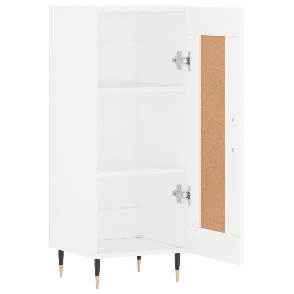 Credenza | Madia | Buffet da pranzo | Armadio da pranzo Bianca 34,5x34x90 cm in Legno Multistrato