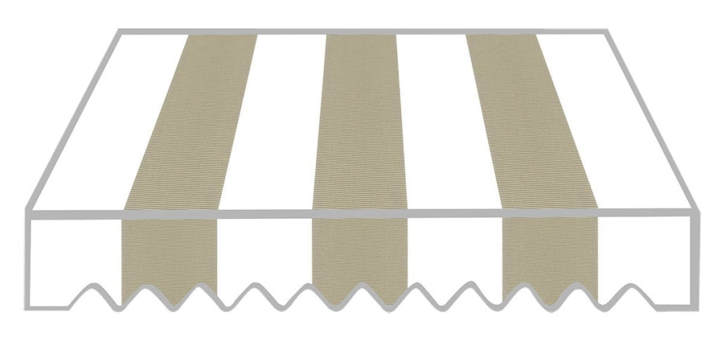 TENDA DA SOLE A CADUTA STRUTTURA ALLUMINIO CM.200X250H DISEGNO P2004 BALCONE