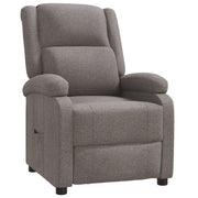 Poltrona Reclinabile Tortora in Tessuto cod mxl 25018