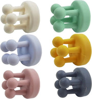 Haken autofixanti, 6 pezzi, haken in silicone, haken impermeabili, haken multifunzionali, appoggio spazzola a denti, hanger senza foro per asciugamano, per bagno, cucina, ufficio