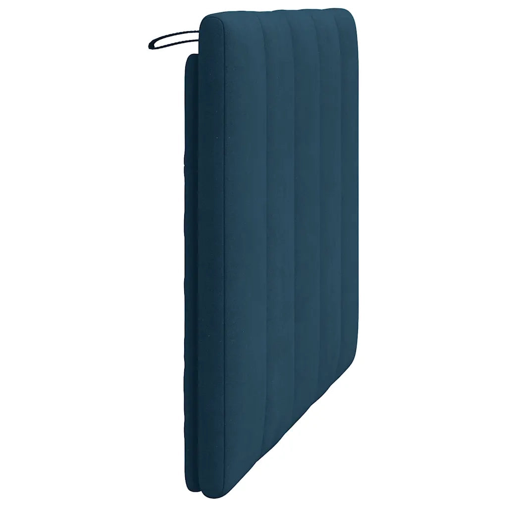 Cuscino Testiera Hanko Blu 100 cm in Velluto CFW8267717