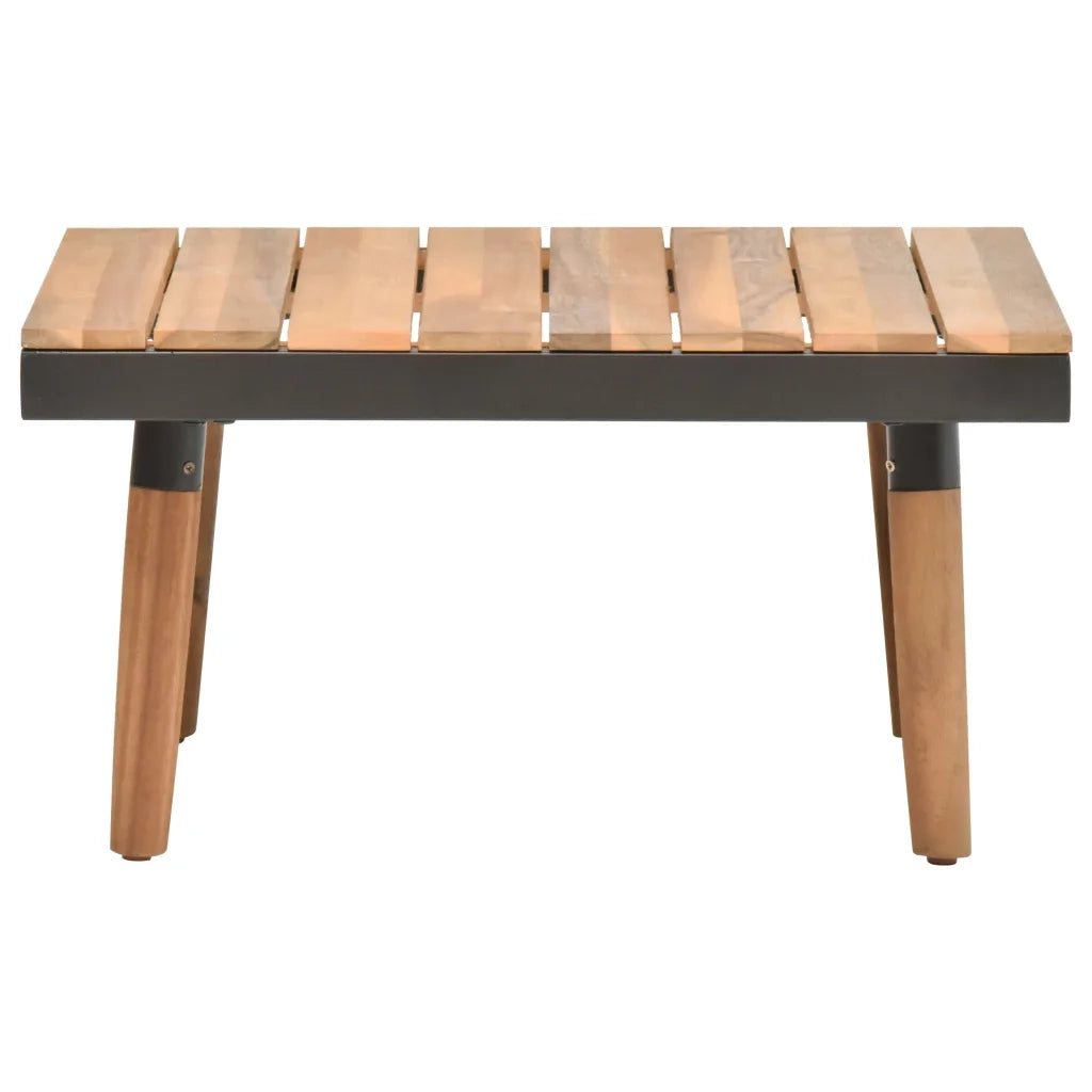 Set Divani da Giardino 4 pz con Cuscini in Massello di Acacia 46465