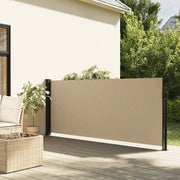 Tenda da Sole Laterale Retrattile Beige 100x500 cm