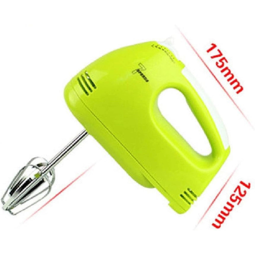 Trade Shop - Sbattitore Manuale Elettrico Frullino Per Uova Portatile 100w 7 Velocità Con Pulsante Turbo -