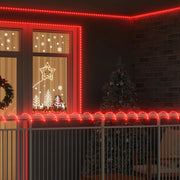 Luce a corda con 1200 LED Rosso 50 m PVC