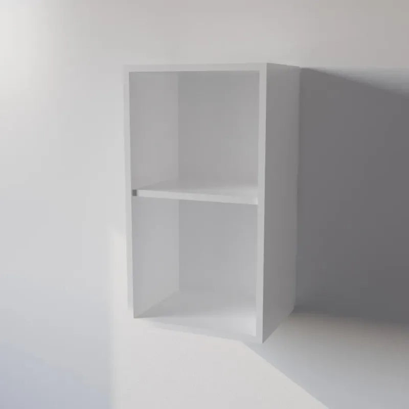 Pensile Cucina in Legno Nobilitato Bianco Mobile Alto con 1 Anta, Pensile Componibile Moderno Made in Italy (H72XL60XP33cm)